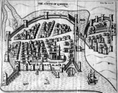 Piano del XVII secolo della Città di Limerick, Irlanda da Irish School