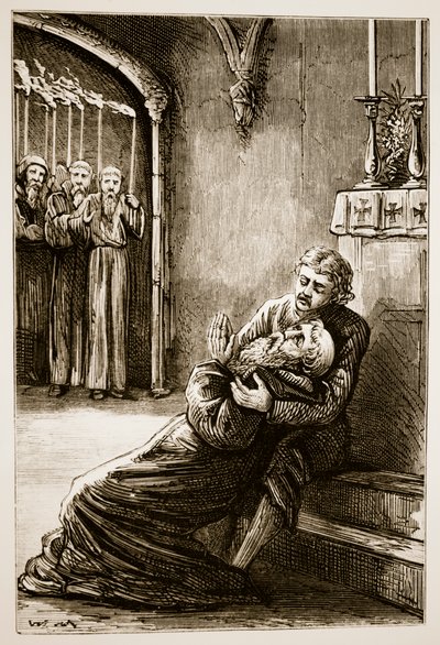 Morte di San Columba, da The Trias Thaumaturga, o Tre Santi Miracolosi d