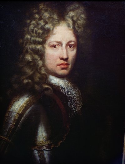Ritratto di Patrick Sarsfield, conte titolare di Lucan (m.1693) giacobita irlandese e soldato da Irish School