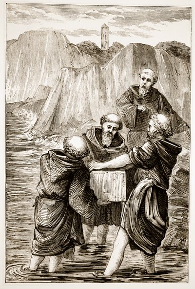 La scatola di Santa Brigida, da The Trias Thaumaturga, o Tre santi miracolosi d