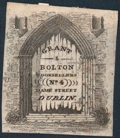 Biglietto commerciale, Grant & Bolton da Irish School