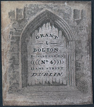 Biglietto commerciale, Grant & Bolton da Irish School