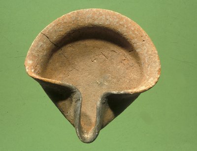 Lampada ad olio israelita (terracotta) da Iron Age