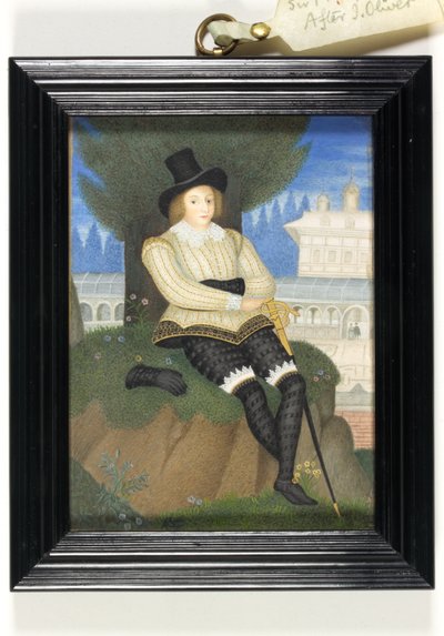 Un gentiluomo tradizionalmente identificato come Sir Philip Sydney da Isaac (after) Oliver