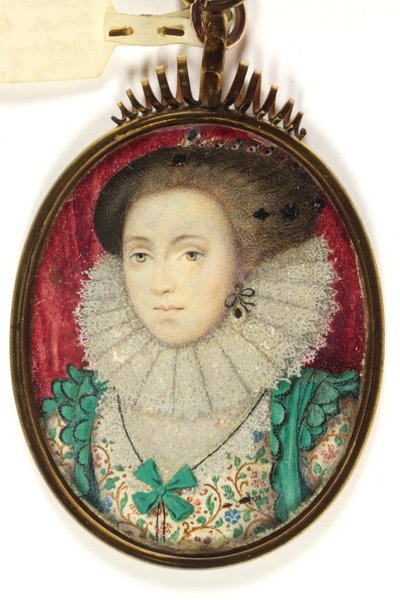 Una signora tradizionalmente identificata come Mrs Holland, Lady Cope da Isaac (attr. to) Oliver