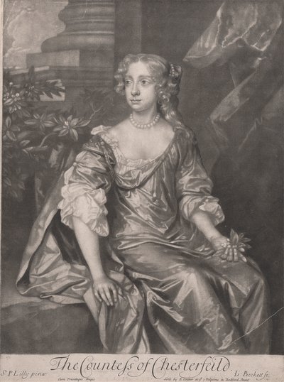 Elizabeth, contessa di Chesterfield (1640-1665) da Isaac Beckett