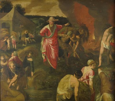 Parabola delle zizzanie tra il grano da Isaac Claesz. van Swanenburg (attributed to)