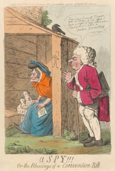 Ein Spion!!! oder die Segnungen eines Konventionsgesetzes da Isaac Cruikshank
