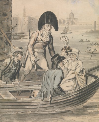 Imbarco sul traghetto da Isaac Cruikshank