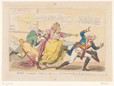 Caricatura di Caterina II, 1792 da Isaac Cruikshank