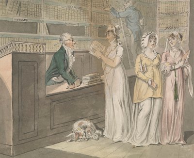 La biblioteca circolante da Isaac Cruikshank