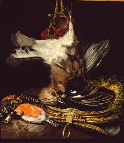 Natura morta con una ghiandaia morta, fine XVII secolo da Isaac Derues