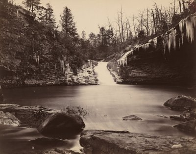 Lula Lake, Upper Falls, Lookout Mountain, Georgia, 1864-1865 da Isaac H. Bonsall