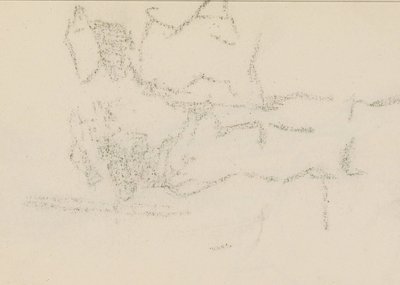 Abklatsch del disegno a matita a pagina 13 da Isaac Israels