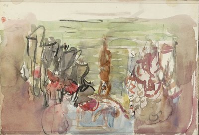 Artisti sul palco da Isaac Israels