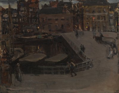 Damrak di sera da Isaac Israels