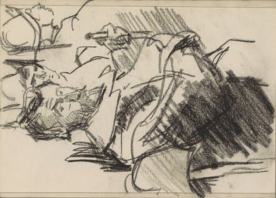 Uomo con barba e due uomini in armatura da Isaac Israels