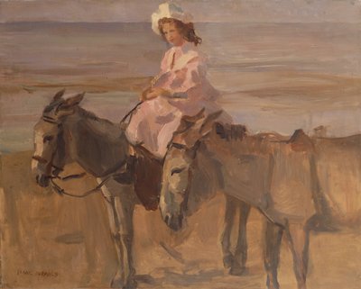 Sulla spiaggia di Scheveningen (olio su tela) da Isaac Israels