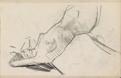 Nudo femminile reclinato da Isaac Israels
