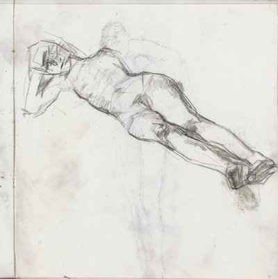 Nudo femminile reclinato da Isaac Israels