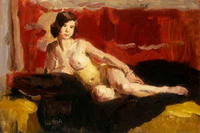 Nudo reclinato da Isaac Israels