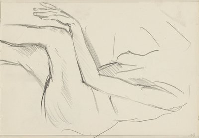 Nudo femminile seduto da Isaac Israels