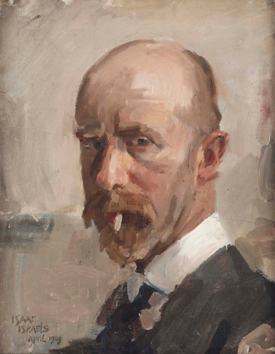 Autoritratto con sigaretta, 1909 da Isaac Israels