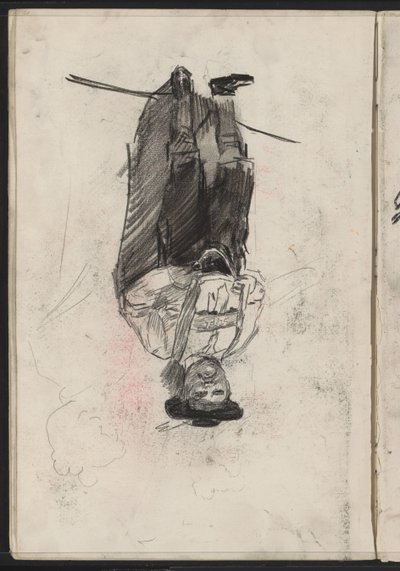 Uomo in piedi in costume bavarese da Isaac Israels