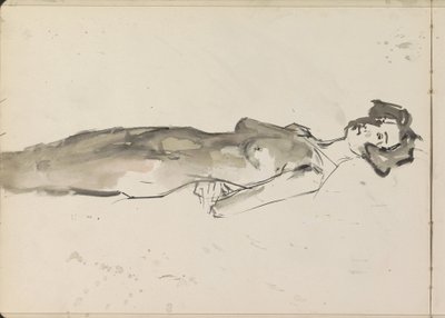 Nudo femminile in piedi da Isaac Israels