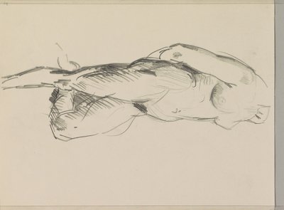 Nudo femminile in piedi da Isaac Israels