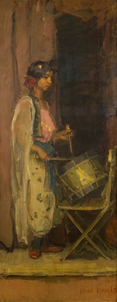 La ragazza tamburina egiziana da Isaac Israels