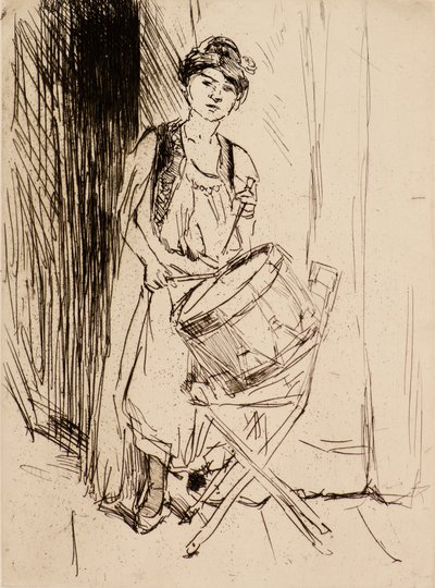 La Signora con il Tamburo da Isaac Israels