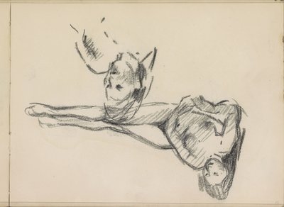 Due studi di un nudo femminile sdraiato da Isaac Israels