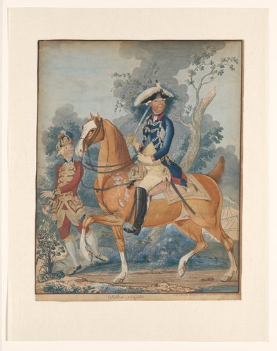 Guglielmo V a cavallo da Isaac Lodewijk la Fargue van Nieuwland
