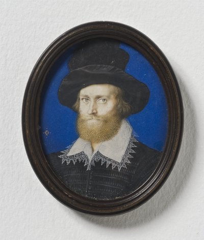 Ammiraglio George Clifford, 3º conte di Cumberland, c.1600 da Isaac Oliver