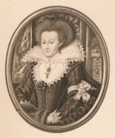 Catherine Carey, Contessa di Nottingham, XVI secolo, 1904 da Isaac Oliver I