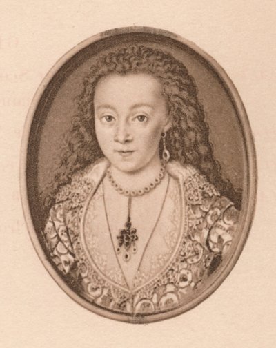 Ritratto - Arabella Stewart, XVI secolo da Isaac Oliver I