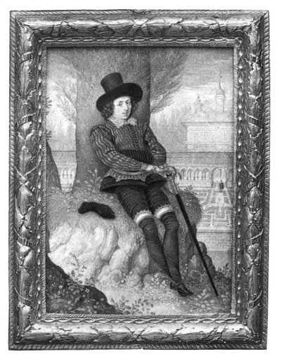 Ritratto di un giovane uomo, c1590-1595 da Isaac Oliver I