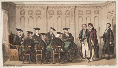 Golgotha, o il luogo dei teschi, da The English Spy, pub. 1824 da Isaac Robert Cruikshank