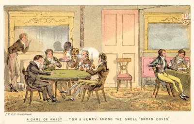 Una partita di Whist da Isaac, Robert and George Cruikshank