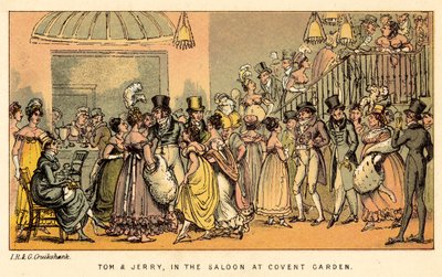 Tom e Jerry, nel salone al Covent Garden da Isaac, Robert and George Cruikshank