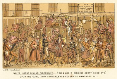 White Horse Cellar, Piccadilly da Isaac, Robert and George Cruikshank