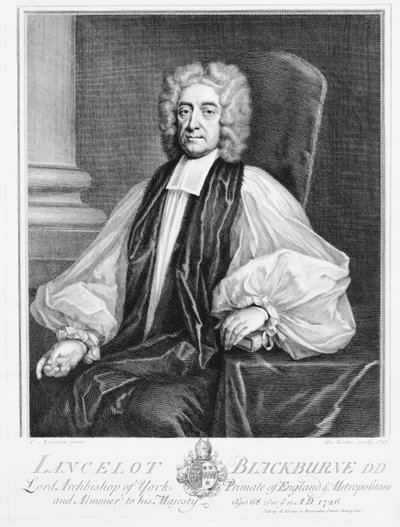 Lancelot Blackburne (1658-1743), Arcivescovo di York da Isaac Seeman