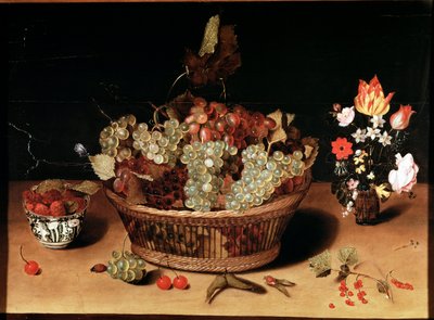 Natura morta con fiori e frutti da Isaac Soreau