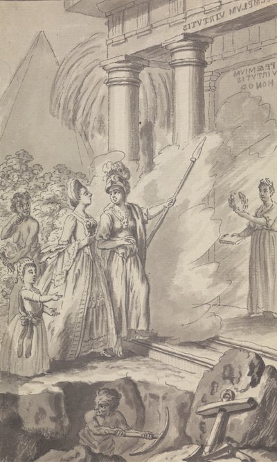 Illustrazione di periodico o spettacolo non identificato da Isaac Taylor