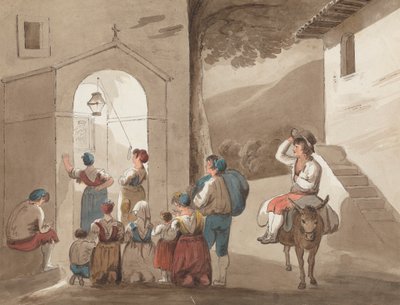 Dopo Pinnelli - Gruppo di Contadini Fuori da una Chiesa da Isaac Weld