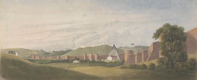 Mura di Roma: La Mura Aureliane, con la Piramide di Cestio da Isaac Weld