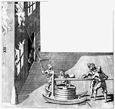 Autopompa, da Isaac de Caus Nouvelle Invention de Lever l