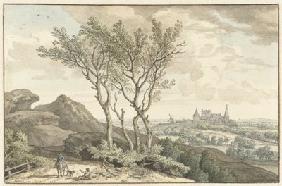 Veduta del castello di Bentheim da Isaac de Moucheron