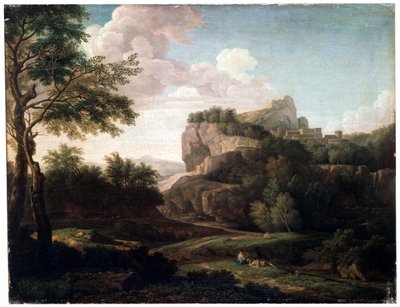 Paesaggio, fine XVII o XVIII secolo da Isaac de Moucheron